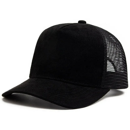 2025 unisex trucker kapa od antilopa s mrežastim 5-panelnim dizajnom i prilagođenim tiskom logotipa, muška bejzbol kapa za proljeće i ljeto, prozračna sportska kapa za žene