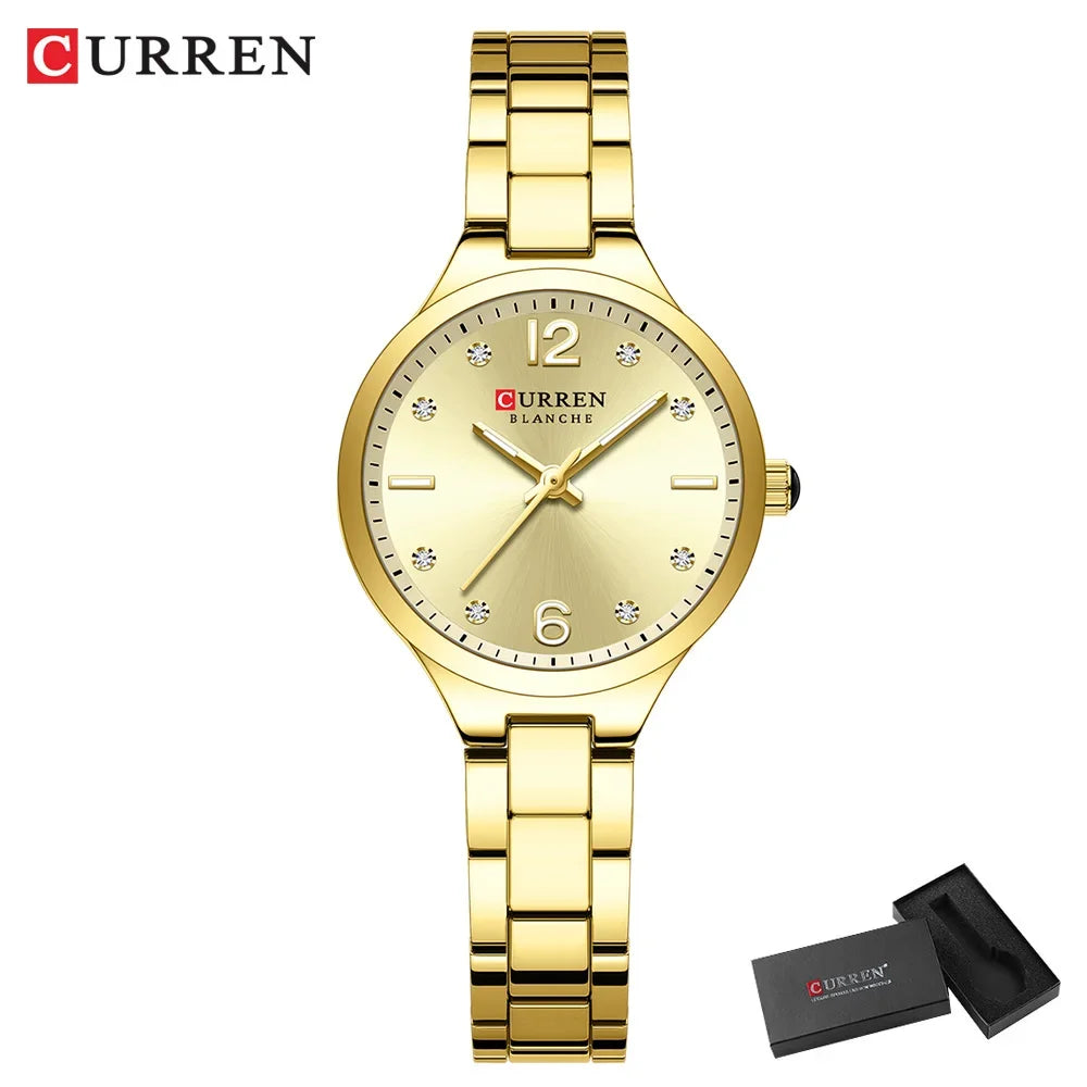 CURREN Luxury Women Bracelet Quartz Watches For Women Magnetic Watch Ladies Sports Dress Wrist Watch Clock Relogio Feminino