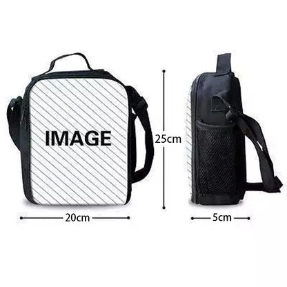 Child Hot Game F-FortniteS Insulated Large Capacity Bag for Boy Girl Student Outdoor Picnic Resuable Thermal Cooler Lunch Box