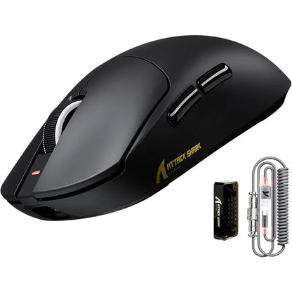 ATTACK SHARK X8 Ultra 8KHz Wireless Gaming Mouse, 55g Superlight Gaming Mouse, PAW3950MAX Sensor, 42,000 DPI, Tri-Mode Bluetooth & USB Gaming Mouse