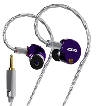 CCA Phoenix Wired Earphones Dynamic Drive LCP Diaphragm Music Headphone With Detachable Cable Noise Reduction Gaming Earphones