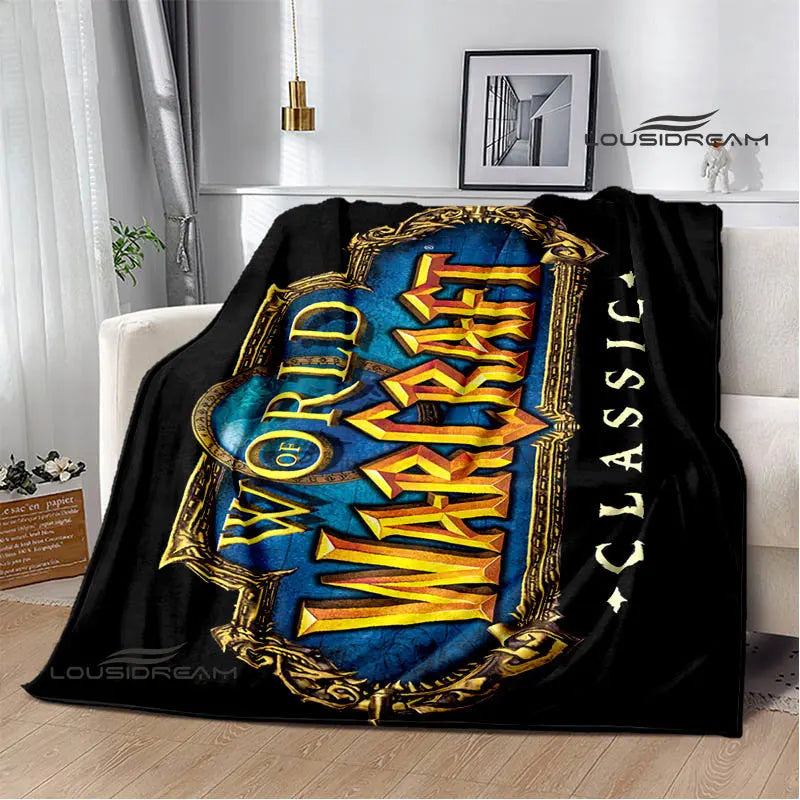Game World of Warcraft Printed Blanket Picnic blanket Warm Flannel blankets Home bed linings blankets for beds Birthday Gift