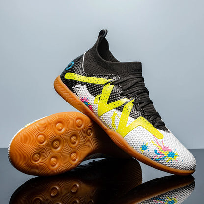 New Men's Football Shoes Society Cleats Professional Soccer Shoes Indoor Fast Football Field Boots Sneakers Boy Original Training