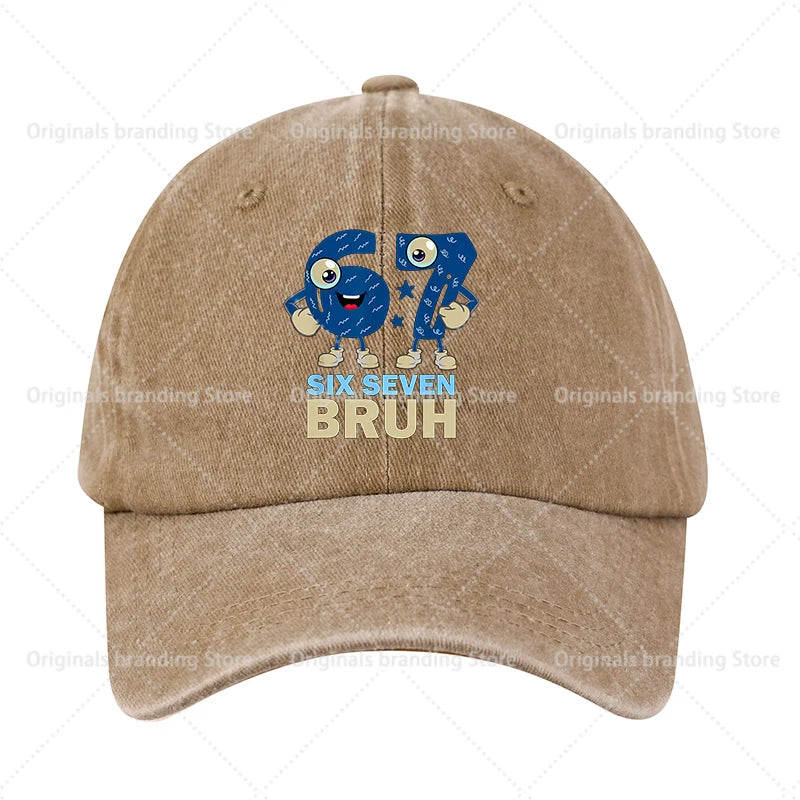 Steal A Brainrot 67 Children Baseball Cap Men Women Sun Hat New Adult Outdoor Sport Sunbonnet Retro Headgear Gift Hot Sales