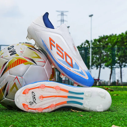 Neue Fußballschuhe für Herren, Bestseller-Rasenschuhe, hochwertige Outdoor-Fußballschuhe für Spiele, rutschfeste Jungen-Sneaker, High-Top, leicht
