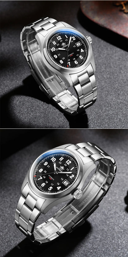 ADDIESDIVE AD2525 Automatic Watches For Men 39mm Sapphire Japanese 8215 Mechanical Watch Waterproof 20Bar Luminous Luxury Watch