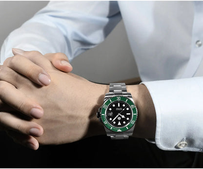 San Martin Upgraded Version 40mm Water Ghost Diver Watch Men Luxury Automatic Mechanical Watches Sapphire Waterproof 200m SN0017