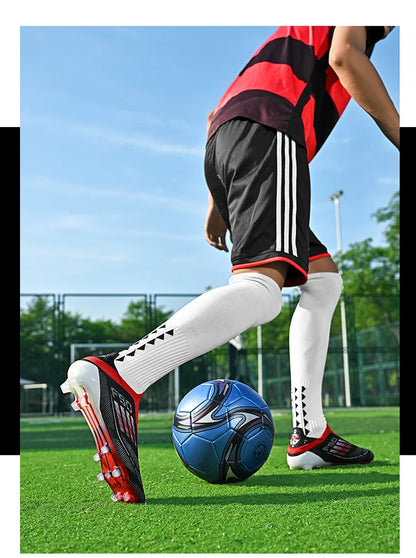 Nouvelles Chaussures de Football pour Hommes, Résistantes au Terrain, Respirantes, de Haute Qualité, Décontractées, Ultralégères, pour l'Extérieur