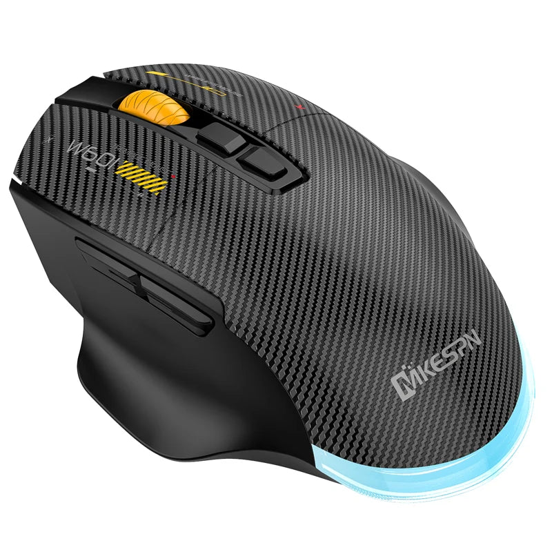 Bluetooth Wireless Gaming Mouse, 12800 DPI RGB Wired & Wireless Gaming Mouse with 7 Programmable Buttons, Rechargeable Gaming Mouse for PC & Laptop