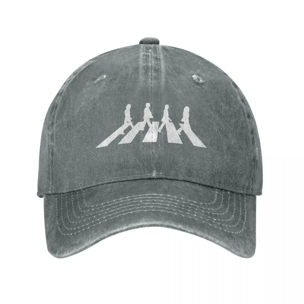 Minimalistic Abbey Road B-Beatles Baseball Cap Accessories for Men Women Fashion Headwear Trucker Hats Adjustable Fit