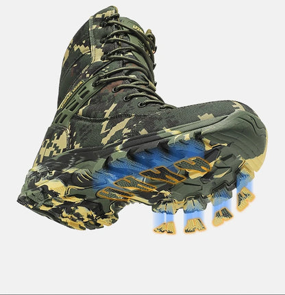 Hiking Shoes Men Boots Wear-resistant  Breathable Casual Sports Shoes Men Ankle Boots Comfortable Outdoor High-top Boots Men