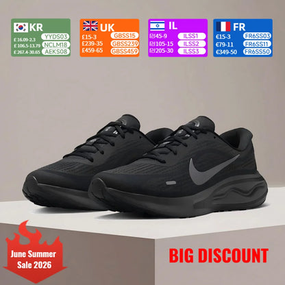 Nike Journey Run – modne, wszechstronne, wygodne, antypoślizgowe, wytrzymałe i amortyzowane buty do biegania dla mężczyzn FN0228-009