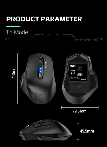 USB Wired Mouse RGB Backlight Silent Ergonomic Mouse with Adjustable DPI for PC, Laptop, Office, Gaming & Home Use