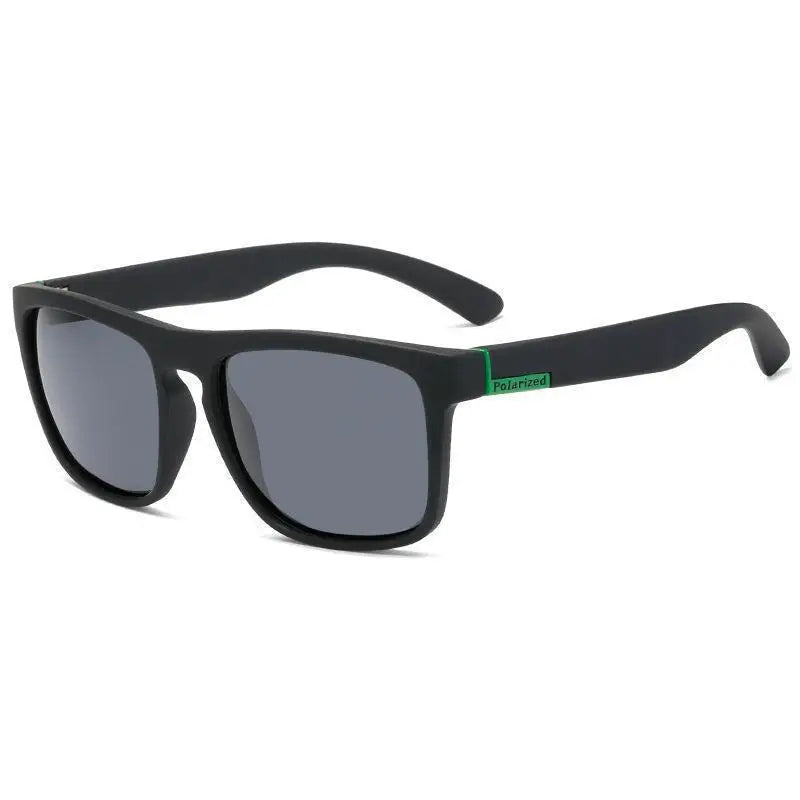 2PCS Fashion Square Polarized Sunglasses Men Vintage Plastic Male Sun Glasses Women Stylish Black Sport Shades UV400