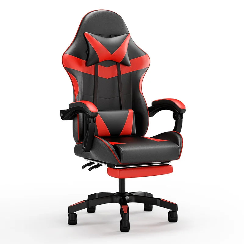 Ergonominen gaming-tuoli tietokonepöydälle, kallistettava kotitoimiston pelituoli selkätuella pitkiin pelisessioihin