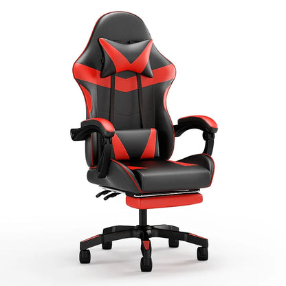 Ergonominen gaming-tuoli tietokonepöydälle, kallistettava kotitoimiston pelituoli selkätuella pitkiin pelisessioihin