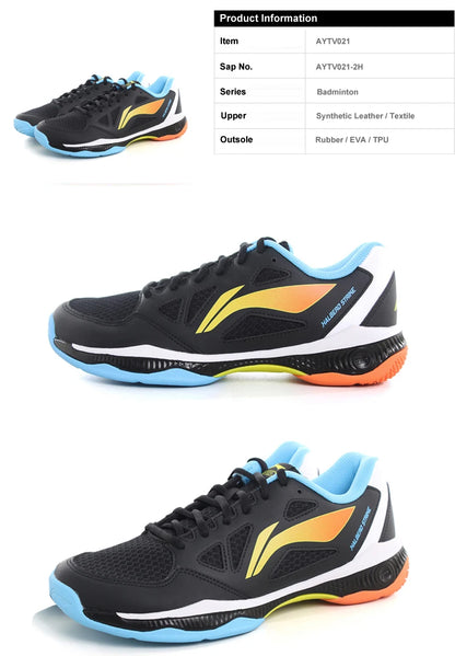 Li-Ning Unisex HALBERD STRIKE Παπούτσια μπάντμιντον Αναπνεύσιμα Άνετα LiNing Ανδρικά Γυναικεία Παπούτσια Προπόνησης AYTV021