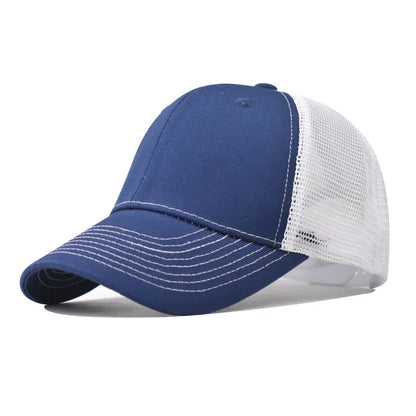 Cappellino da baseball per adulti, cappellino a rete, visiera curva poco profonda, cappello unisex, cappello estivo, cappello traspirante, cappellino da ombra, cappellino per primavera e autunno, cappellino hip hop aderente