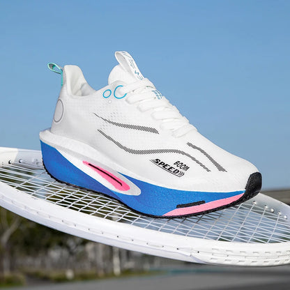 2025 Men's And Women's Carbon Board Running Shoes Professional Marathon, Lightweight Rebound Cushioning Breathable Sports Shoes