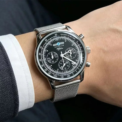 New Fashion Watch Zeppelin Airship Automatic Date Gift Commemorative Version Men's Retro Business Leisure Men's Watch