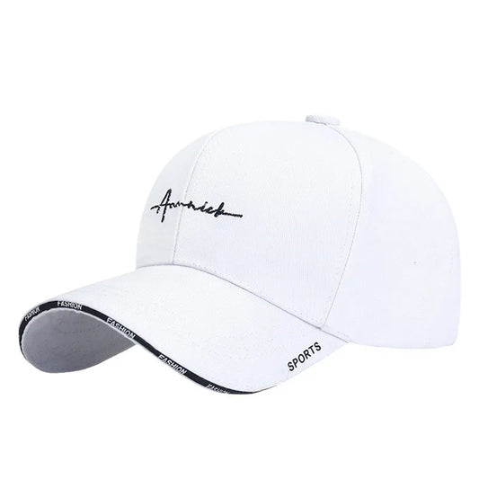 New baseball cap for spring and autumn, casual letter sunshade duckbill cap for young male and female students, couple hat