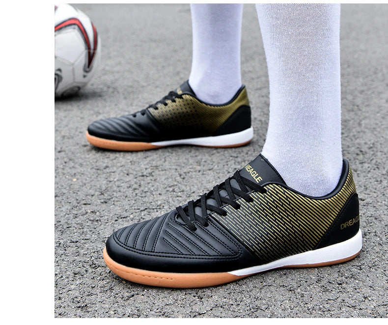 Scarpe da calcio indoor da uomo, scarpe da futsal professionali, scarpe da calcio da uomo antiscivolo, scarpe da calcio originali per campi in dura, Chuteira Society Futebol
