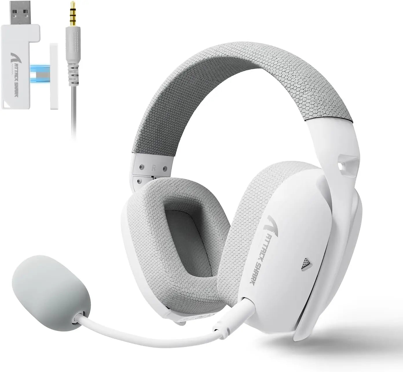 ATTACK SHARK L80PRO Wireless Gaming Headset – Tri-Mode Bluetooth Headphones with Dual Microphone, Lightweight Design & Premium Gaming Audio