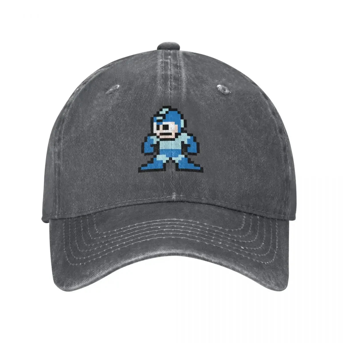 Czapka z daszkiem Megaman 8-bitowa, nowa, urocza, w stylu vintage, luksusowa, dla mężczyzn i kobiet