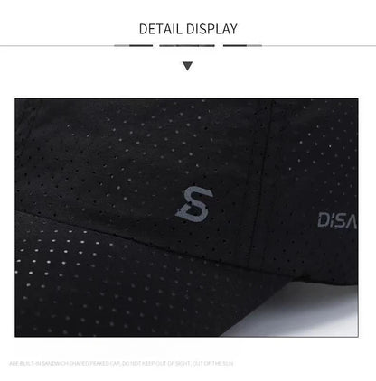 Original Design Running Cap Thin Quick Drying Breathable Duck Tongue Outdoor Men's woman Sun Summer Fishing Avisor Baseball Cap