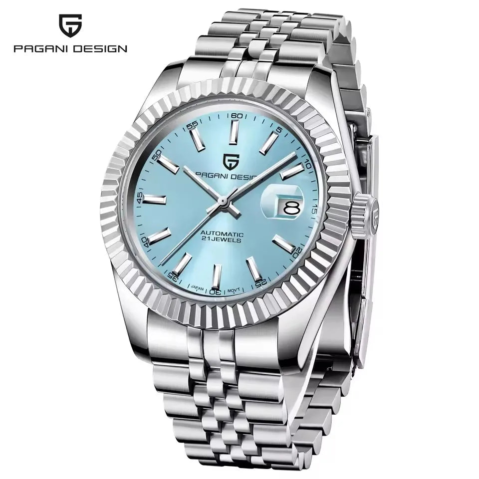 PAGANI DESIGN 40MM Men Mechanical Watch Top Luxury Japan movement Automatic Watch Sport Stainless Steel Waterproof Men Watches
