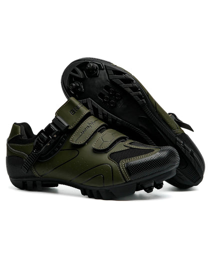 Primavera, zapatillas de ciclismo MTB con abrazaderas para hombre, zapatillas deportivas de carbono, velocidad, carrera de montaña, zapatillas de bicicleta de montaña