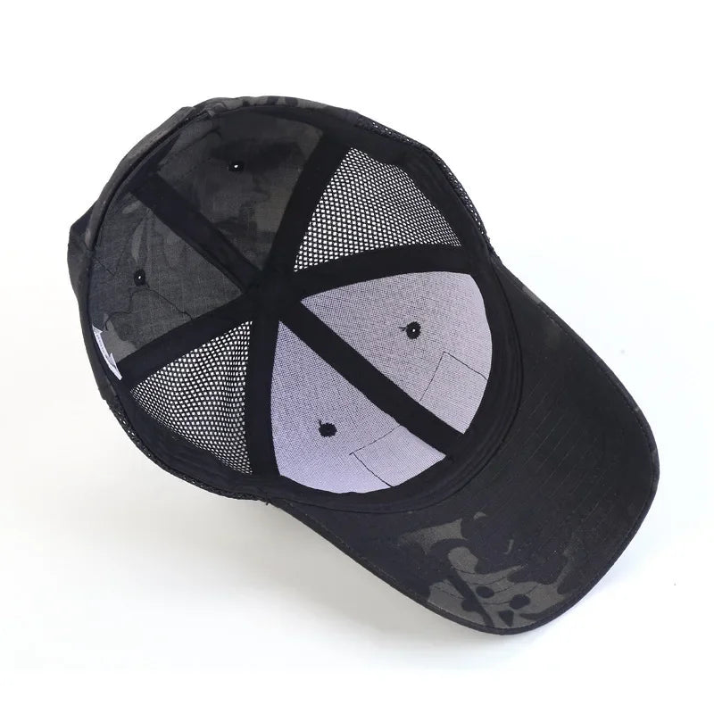 Cappellino unisex sportivo da esterno con protezione solare ad asciugatura rapida - Cappellino casual da uomo - Cappellino unisex da donna - Cappellino mimetico da caccia e pesca - Cappellino da baseball in stile militare