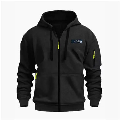Produit gaming premium Fraquane, Men's Sweatshirts with Zipper Pockets Thin Solid Color Half Tracksuit Casual Outdoor Hooded Tracksuit Long Sleeves Jacket Coats