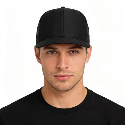 Cappellino da baseball classico in rete traspirante per donne, cappellino casual da camionista traspirante, cappellino unisex regolabile con chiusura a scatto, cappellino sportivo e dinamico da papà