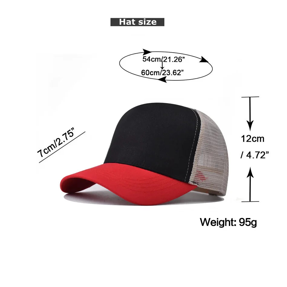 Cappellino da baseball per adulti, cappellino a rete, visiera curva poco profonda, cappello unisex, cappello estivo, cappello traspirante, cappellino da ombra, cappellino per primavera e autunno, cappellino hip hop aderente