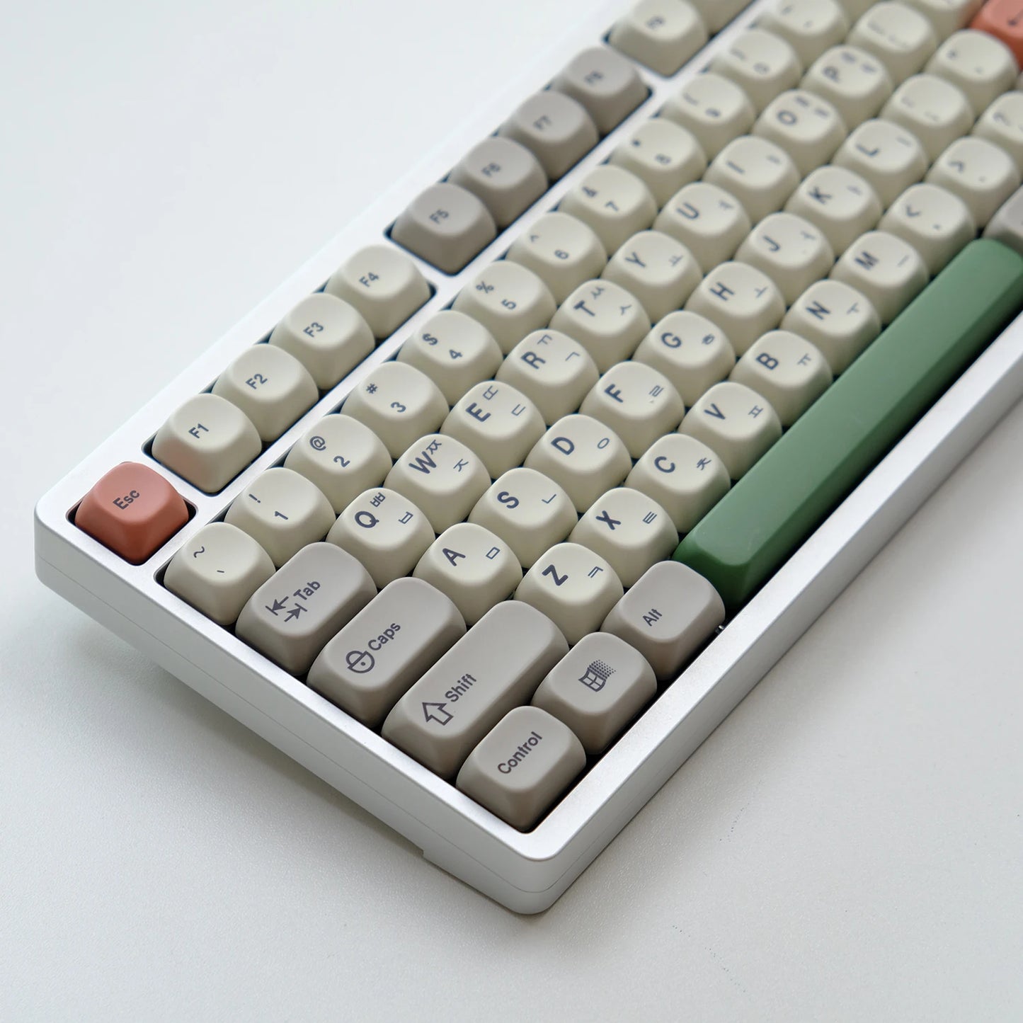 KBDiy KOA Profile Keycap GMK Style Retro 9009 Theme PBT Keycaps For Mechanical Keyboard Gaming KIT Korean 139 Keys ISO Key Cap