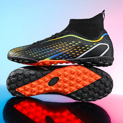Men's Football Boots Professional Turf Futsal Match Grass Unisex Outdoor Training Soccer Shoes Soccer Cleats Non-slip Breathable