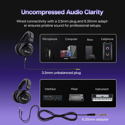 Linsoul Kiwi Ears Ellipse Studio-Grade Open-Back Dynamic Driver Headphones with Detachable Cable, Hi-Fi Bass Over-Ear Wired Headset