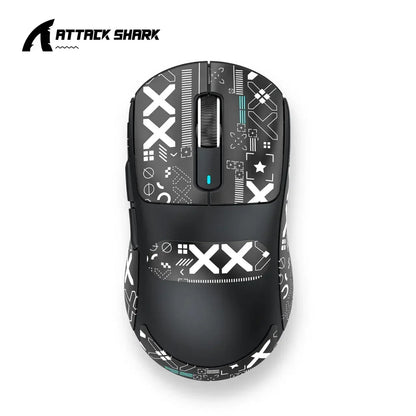 ATTACK SHARK X3 Ultra-Light Wireless Gaming Mouse, Tri-Mode Bluetooth & 2.4G, PAW3395 26000 DPI, 55g Rechargeable Gaming Mouse for PC, Mac, PS & Xbox
