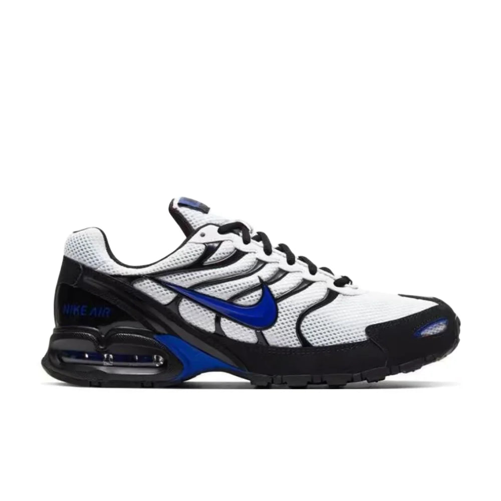 Nike Air Max Torch 4 træningsløbesko til mænd – sort/hvid/blå, åndbart mesh, afslappet komfort, sikkert greb CW7026-100