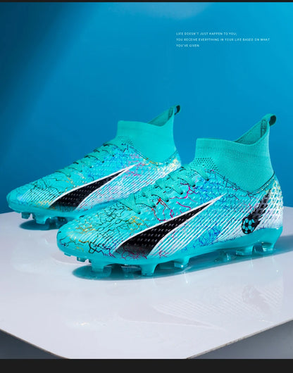 Męskie buty piłkarskie, dziecięce buty piłkarskie, damskie profesjonalne buty piłkarskie, antypoślizgowe buty TF/FG, sportowe buty piłkarskie do użytku na świeżym powietrzu