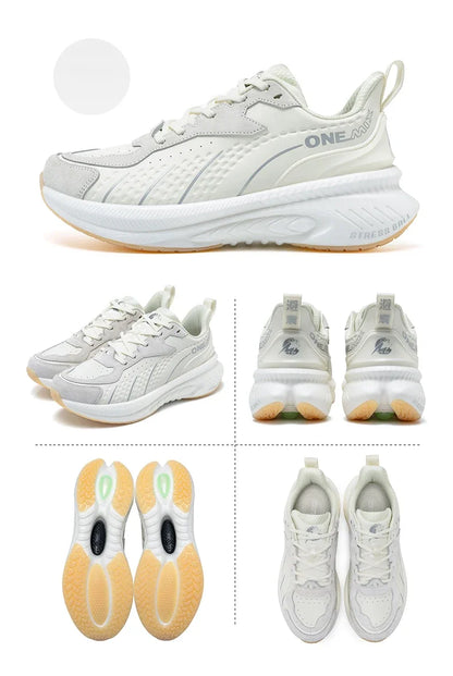 ONEMIX Scarpe da corsa invernali da allenamento per uomo Scarpe sportive in pelle calde e resistenti all’usura Scarpe da jogging da donna Scarpe da passeggio
