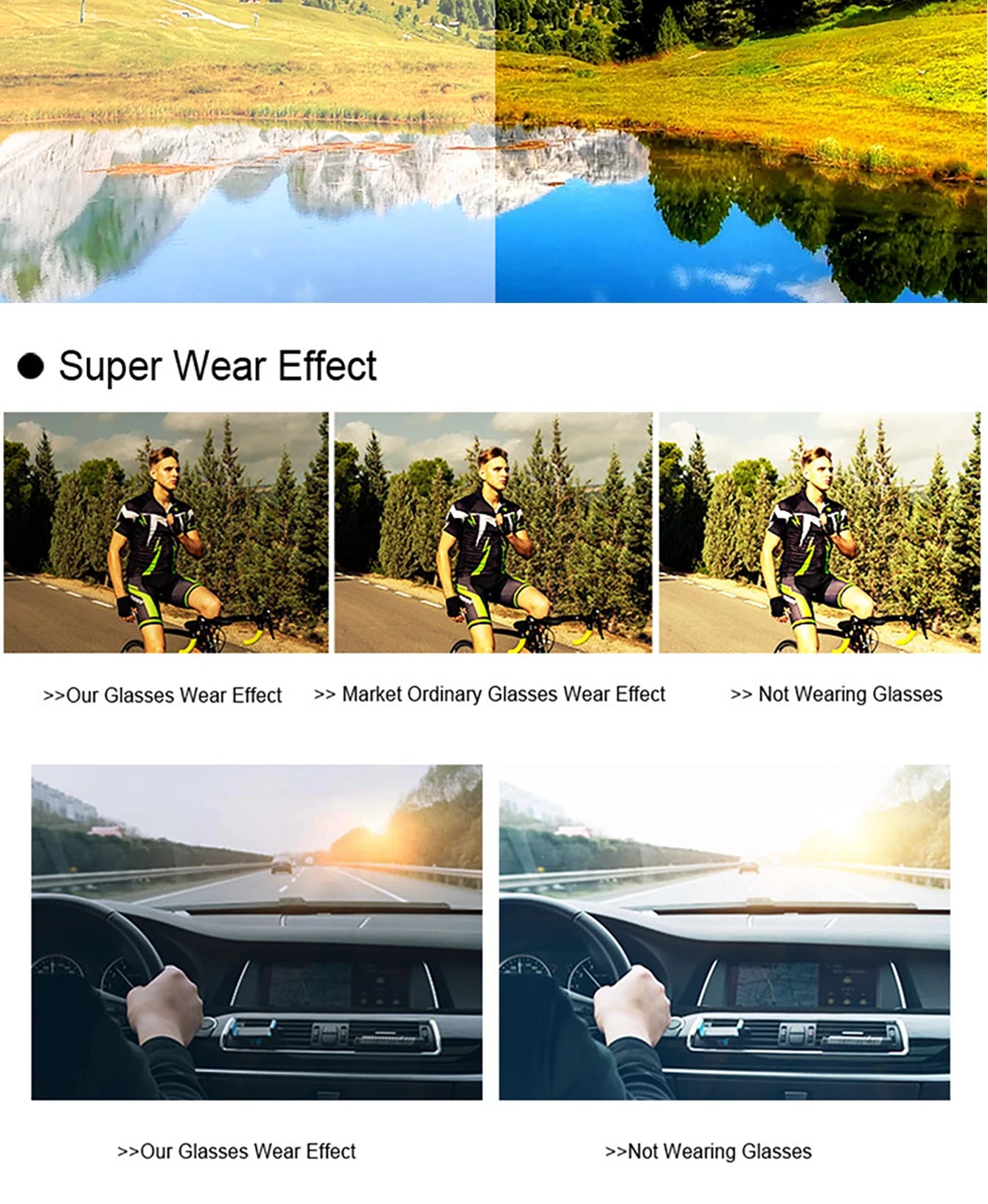 Polarized Square Sunglasses Colorful Lens for Driving Hiking Cycling and Running UV400 Eyewear for Men Women Classic Goggles