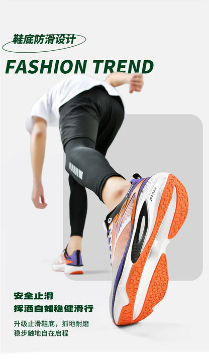 Running Shoes Carbon Board Speciality Marathon Men Sports Breathable Lightweight Women's Comfortable Athletic Nonskid Sneakers