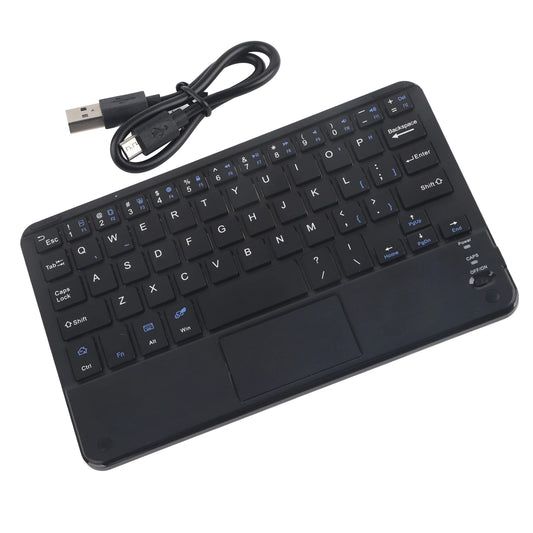 Professional UltraSlim Mini Wireless Bluetooth Keyboard with Touchpad Compact Ergonomic Responsive for Windows PC Android Tablet