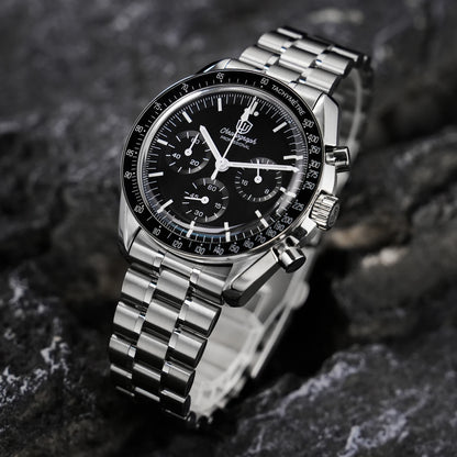 Watchdives New Wd1863 Quartz Men Watch VK63 Chronograph Bubble Sapphire Waterproof 39Mm Steel Top Brand Luxury Business Watch