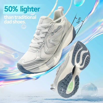 ONEMIX Baskets légères pour homme avec amorti, chaussures de sport et de course à amorti, chaussures décontractées pour femme, souples et élastiques 25216