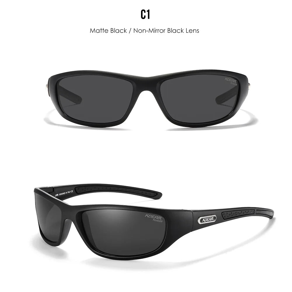 KDEAM Polarized Men's Sunglasses New Goggles Colorful Driving Glasses TR90 Hiking Camping Fishing Outdoor Cycling Gafas De Sol