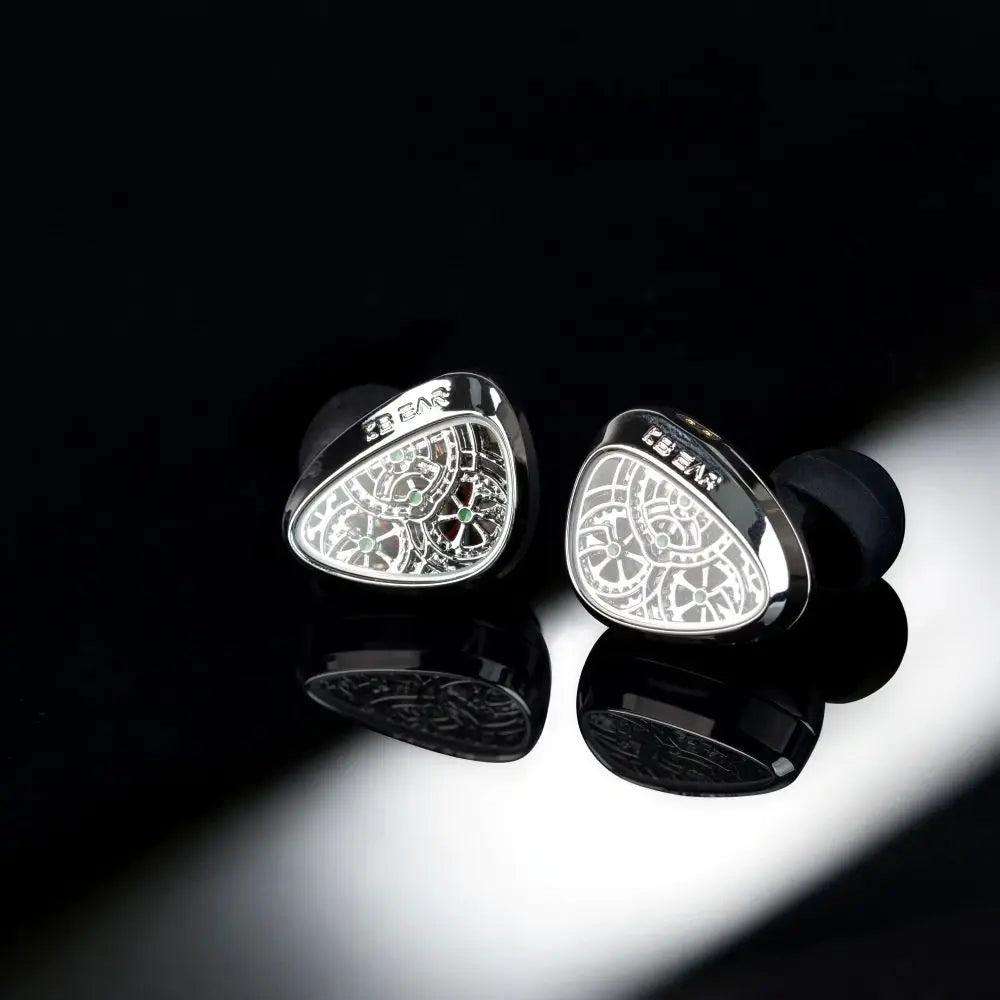 KBEAR TBX Tourbillon X IEMS Écouteurs intra-auriculaires filaires avec diaphragme en fibre de carbone CVD de 10 mm, basses profondes, casque de jeu
