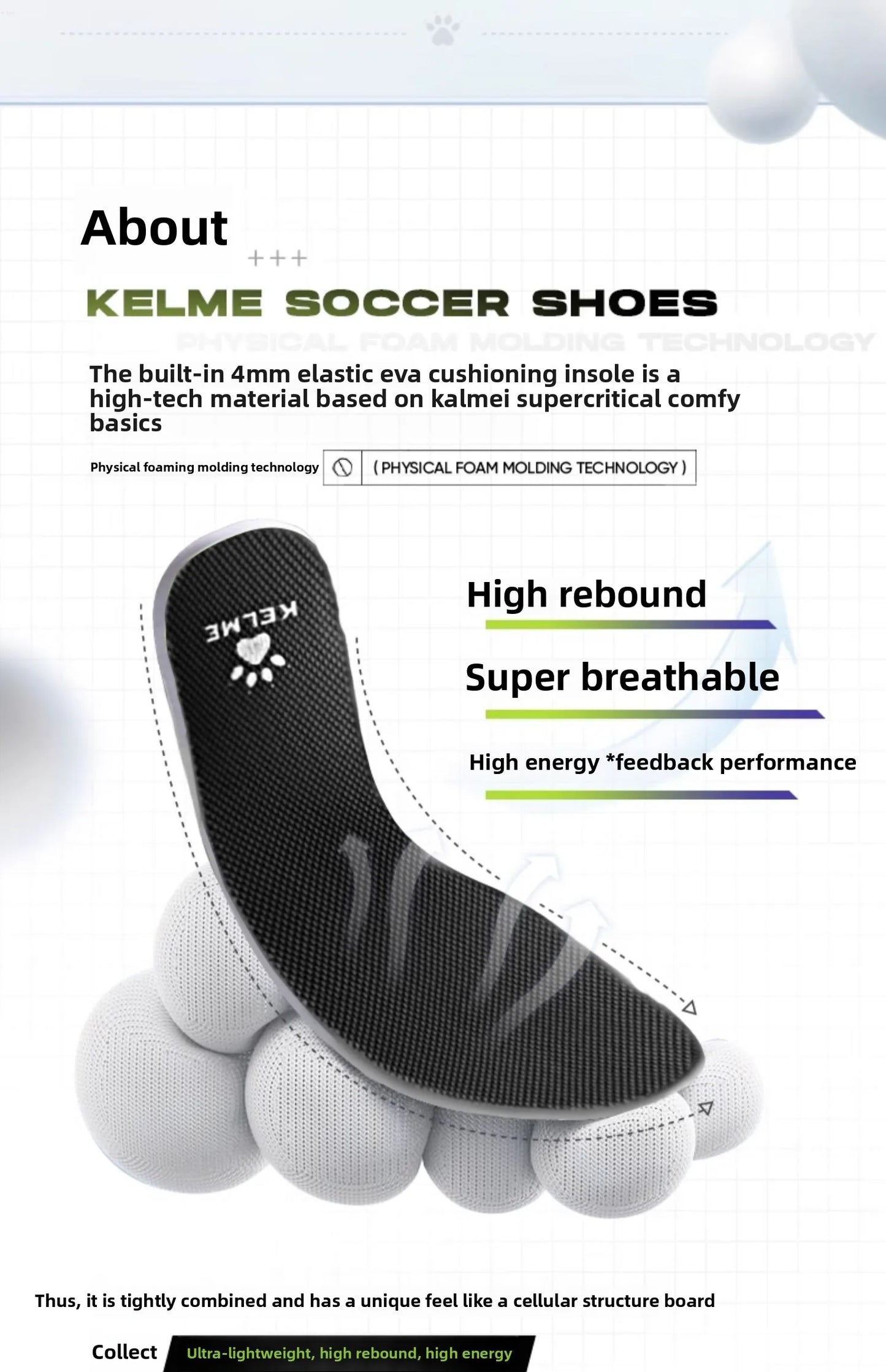 Kelme Children's Soccer Shoes TF Nail Shoes for Elementary School Students Artificial Grass Five-a-Side Football Shoes